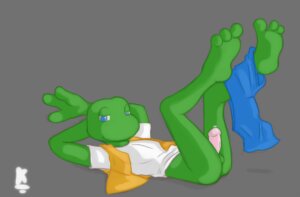 Rating: Explicit Score: 0 Tags: 3_fingers 3_toes amphibian backsack balls barefoot bodily_fluids bottomless butt clothed clothing e621 erection feet fingers frog frogger frogger_(character) full-length_portrait genital_fluids genitals green_body hindpaw humanoid_feet kolossal konami male paws penis plantigrade portrait precum soles solo toes User: bunchy7s