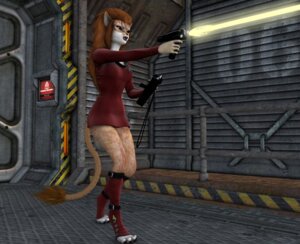 Rating: Safe Score: 0 Tags: 3d_(artwork) action_pose alien anthro biped brown_hair caitian clothed clothing digital_media_(artwork) digitigrade e621 felid female footwear gun hair inside insignia legwear long_hair m'ress mammal phaser pose raised_arm ranged_weapon socks solo standing star_trek star_trek_the_animated_series tail toeless_footwear toeless_socks tricorder uniform unknown_artist weapon User: bunchy7s