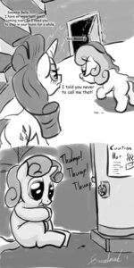 Rating: Questionable Score: 0 Tags: 1:2 :3 boiler_room comic cutie_mark e621 english_text equid equine female feral friendship_is_magic gavalanche hasbro heart_symbol hi_res horn mammal monochrome my_little_pony mythological_creature mythological_equine mythology rarity_(mlp) sweetie_belle_(mlp) text unicorn User: bunchy7s