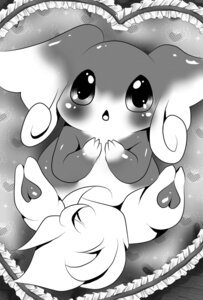 Rating: Safe Score: 0 Tags: ambiguous_gender audino blush e621 fluffy fluffy_tail generation_5_pokemon kuma25-ya looking_at_viewer monochrome nintendo pokemon pokemon_(species) solo tail User: bunchy7s