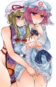 Rating: Explicit Score: 0 Tags: blonde_hair blush breasts crotch_grab female hat jako japanese_clothes jyako kimono long_hair multiple_females multiple_girls nipples no_panties nude peeing pink_hair pussy ribbon rule34 shaved_pussy short_hair skirt skirt_lift tears touhou uncensored yukari_yakumo yuri yuyuko_saigyouji User: bunchy7s Rating: Explicit Score: 0 Tags: blonde_hair blush breasts crotch_grab female hat jako japanese_clothes jyako kimono long_hair multiple_females multiple_girls nipples no_panties nude peeing pink_hair pussy ribbon rule34 shaved_pussy short_hair skirt skirt_lift tears touhou uncensored yukari_yakumo yuri yuyuko_saigyouji User: bunchy7s
