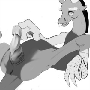 Rating: Explicit Score: 0 Tags: 1:1 2013 chimera discord_(mlp) draconequus e621 erection fangs friendship_is_magic genitals hasbro looking_at_viewer lying male monochrome mothercrow my_little_pony on_back penis solo spread_legs spreading teeth User: bunchy7s