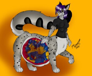 Rating: Questionable Score: 0 Tags: anthro black_body black_fur blue_body blue_fur blue_hair breasts canid canine christy_(christykitsune) clothed clothing duo e621 erkki fangs female female/female female_pred female_prey fox fur grey_body grey_fur hair hi_res inside_stomach internal mammal multi_breast multi_tail orange_background shikaro simple_background supernumerary_breasts tail taur teeth vore what willing_prey yellow_body yellow_fur User: bunchy7s