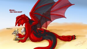 Rating: Questionable Score: 0 Tags: 2008 anthro black_body breasts canid canine desert digital_media_(artwork) dragon drena duo e621 eye_through_hair feet female forceswerwolf foshu_(character) fox hair hindpaw hybrid mammal markings membrane_(anatomy) membranous_wings mythological_creature mythological_scalie mythology nude paws red_body scalie signature size_difference tail translucent translucent_hair translucent_wings wings User: bunchy7s
