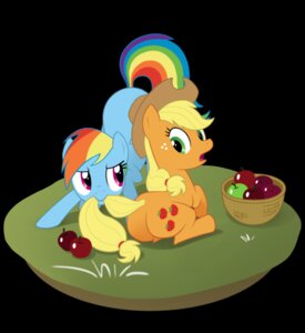 Rating: Safe Score: 0 Tags: 8li9ht apple applejack_(mlp) basket blonde_hair blue_body blue_feathers blue_fur butt clothing container cowboy_hat duo e621 earth_pony equid equine feathered_wings feathers female feral food freckles friendship_is_magic fruit fur grass green_eyes hair hasbro hat headgear headwear horse horse_tail mammal multicolored_hair multicolored_tail my_little_pony mythological_creature mythological_equine mythology open_mouth orange_body orange_fur pegasus plant pony purple_eyes rainbow_dash_(mlp) rainbow_hair rainbow_tail simple_background tail tail_grab tail_pull toony wings User: bunchy7s