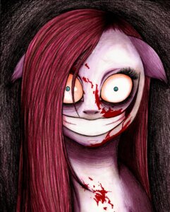 Rating: Questionable Score: 0 Tags: blood blue_eyes bodily_fluids creepy e621 earth_pony equid equine evil_grin female feral friendship_is_magic fur hair hasbro hi_res horse long_hair looking_at_viewer mammal my_little_pony nightmare_fuel open_mouth pink_body pink_fur pink_hair pinkamena_(mlp) pinkie_pie_(mlp) pony simple_background smile solo teeth wrath01 User: bunchy7s