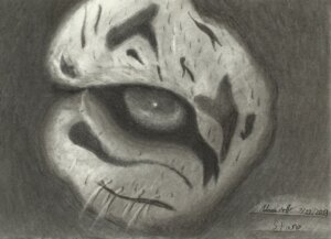 Rating: Safe Score: 0 Tags: 2013 ambiguous_gender charcoal_(artwork) e621 eye_shot eyes_close-up felid greyscale mammal monochrome pantherine recreationbeast solo tiger traditional_media_(artwork) User: bunchy7s