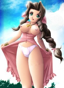 Rating: Explicit Score: 0 Tags: aerith_gainsborough brown_hair female female_only final_fantasy final_fantasy_vii green_eyes human onoe rule34 solo straight_hair undressing User: bunchy7s