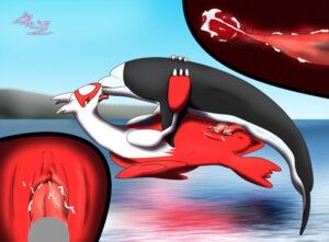 Rating: Explicit Score: 0 Tags: cetacean close-up cum cumshot dolphin female feral feral_on_feral internal latias leeham991dark male marine orgasm pokemon pokemon_(species) rule34 User: bunchy7s