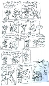 Rating: Safe Score: 0 Tags: animated_skeleton avian beak bear bird blizzard_entertainment blood bodily_fluids bone comic dialogue drunk duo_focus e621 ear_piercing english_text ground-lion group humor male mammal ozawk_(character) pen_(artwork) piercing seel_dingo_(character) skeleton substance_intoxication text traditional_media_(artwork) undead warcraft User: bunchy7s