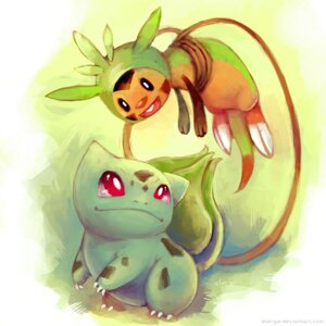 Rating: Safe Score: 0 Tags: 1:1 ambiguous_gender bulbasaur chespin claws duo e621 eldrige feral generation_1_pokemon generation_6_pokemon looking_up nintendo open_mouth plant pokemon pokemon_(species) red_eyes smile vines young User: bunchy7s