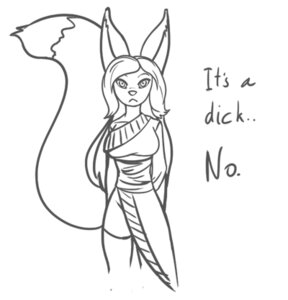 Rating: Safe Score: 0 Tags: 2d_animation animated animated_gif anthro breasts canid canine clothed clothing dialogue digital_media_(artwork) dipstick_tail e621 english_text female fenavi_montaro fennec_fox feretta fox hair herm_(lore) looking_at_viewer low_res mammal markings monochrome short_playtime simple_background solo tail tail_markings text true_fox tumblr white_background User: bunchy7s