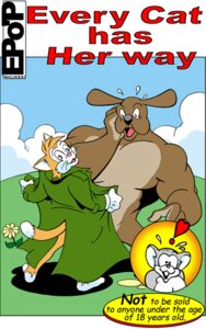 Rating: Questionable Score: 0 Tags: 5:8 anthro canid canine canis comic cover cover_art cover_page domestic_cat domestic_dog duo e621 english_text felid feline felis female flashing humor l._frank male mammal outside tail text wom-bat User: bunchy7s