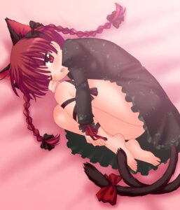 Rating: Safe Score: 0 Tags: 2_tails animal_humanoid barefoot braided_hair cat_humanoid digital_media_(artwork) e621 feet felid felid_humanoid feline feline_humanoid female hair humanoid mammal mammal_humanoid multi_tail pigtails ribbons rin_kaenbyou saki_chisuzu solo tail touhou twin_braids User: bunchy7s