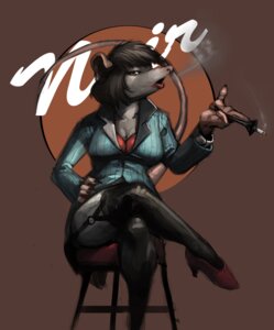 Rating: Safe Score: 0 Tags: american_opossum anthro biped black_hair bra breasts cigarette cleavage clothed clothing crossed_legs e621 english_text female footwear furniture garter_straps hair high_heels legwear mammal marsupial noir_maurlotte open_mouth pinup pose ratwell shirt shoes sitting smoking solo stockings stool tail text topwear underwear virginia_opossum User: bunchy7s Rating: Safe Score: 0 Tags: american_opossum anthro biped black_hair bra breasts cigarette cleavage clothed clothing crossed_legs e621 english_text female footwear furniture garter_straps hair high_heels legwear mammal marsupial noir_maurlotte open_mouth pinup pose ratwell shirt shoes sitting smoking solo stockings stool tail text topwear underwear virginia_opossum User: bunchy7s