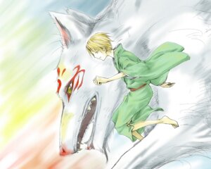 Rating: Safe Score: 0 Tags: 5:4 canid canine canis clothed clothing duo e621 feral fox fur human madara_(natsume_yuujinchou) male mammal natsume's_book_of_friends takashi_natsume white_body white_fur wolf 腹筋 User: bunchy7s