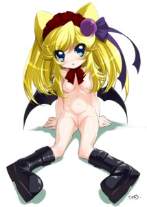 Rating: Explicit Score: 0 Tags: arm_support bat_wings blonde_hair blue_eyes blush boots breasts censored female hatori_kanon looking_at_viewer naked_boots naked_footwear navel nipples nude pussy rule34 simple_background sitting solo sorimura_youji white_background wings User: bunchy7s