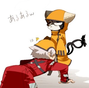 Rating: Questionable Score: 0 Tags: 2009 2_tails ambiguous_gender anthro arc_system_works asian_mythology blazblue clothing coat duo e621 east_asian_mythology eye_patch eyewear felid human japanese_mythology japanese_text jubei_(blazblue) kaka_(blazblue) male mammal multi_tail mythology nekomata oops ragna_the_bloodedge red_eyes skmtnudy tail text topwear translated yokai User: bunchy7s