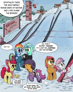 Rating: Safe Score: 0 Tags: 2013 accessory amber_eyes apple_bloom_(mlp) aquatic arthropod babs_seed_(mlp) blue_body blue_feathers blue_fur bow_(feature) bow_accessory bow_ribbon cheerilee_(mlp) clothing crab crustacean cutie_mark_crusaders_(mlp) decapod derp_eyes derpy_hooves_(mlp) dialogue e621 earth_pony english_text equid equine evergreen_tree exclamation_point feathered_wings feathers female feral friendship_is_magic fur giant_enemy_crab green_eyes green_hair group hair hair_accessory hair_bow hair_ribbon happy hasbro heart_symbol hi_res horn horse jacket jumping kick lyra_heartstrings_(mlp) malacostracan mammal meme multicolored_hair my_little_pony mythological_creature mythological_equine mythology orange_body orange_feathers outside pegasus pine_tree pink_hair pinkie_pie_(mlp) plant pony pony-berserker purple_eyes purple_hair rainbow_dash_(mlp) rainbow_hair rarity_(mlp) red_hair ribbons scarf scootaloo_(mlp) ski snow snow_skated sweetie_belle_(mlp) text topwear tree two_tone_hair unicorn white_hair wings yellow_eyes young young_feral User: bunchy7s