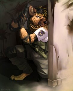 Rating: Safe Score: 0 Tags: 2013 amber_eyes anthro armor barefoot biped black_clothing black_gloves black_hair black_handwear black_kerchief black_nose black_pawpads black_shemagh blonde_highlights bottomwear brown_body brown_cheeks brown_ears brown_fur canid canine canis capcom cheek_tuft clothing crouching detailed_background digitigrade domestic_dog doryuu e621 facial_tuft feet fingerless_gloves fur german_shepherd gloves green_clothing green_topwear grey_bottomwear grey_clothing grey_pants gun hair handgun handwear herding_dog highlights_(coloring) holding_gun holding_object holding_ranged_weapon holding_weapon kerchief kneeling light male mammal military multicolored_clothing multicolored_hair multicolored_kerchief multicolored_shemagh orange_clothing orange_kerchief orange_shemagh pants pastoral_dog pattern_clothing pattern_kerchief pattern_shemagh pawpads paws pistol ranged_weapon reoisready resident_evil shaded shadow shemagh shirt signature snout solo spots spotted_clothing spotted_kerchief spotted_shemagh t-shirt taking_cover topwear tuft two_tone_clothing two_tone_hair two_tone_kerchief two_tone_shemagh weapon whiskers white_clothing white_shirt white_topwear white_whiskers year yellow_eyes User: bunchy7s