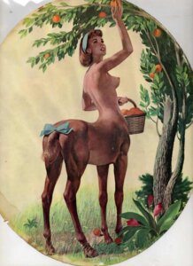 Rating: Questionable Score: 0 Tags: 1960s_theme accessory basket bow_(feature) bow_accessory bow_ribbon breasts brown_body brown_fur brown_hair centaur container detailed_background e621 equid equid_taur european_mythology eyebrows eyelashes female female_taur flower food fruit fur furgonomics grass greek_mythology hair headband headgear hooves human_torso humanoid_taur leaf mammal mammal_taur monster_girl_(genre) mythology nature nipples nude nude_taur orange_(fruit) outside painting_(artwork) plant quadruped ren_wicks ribbons scenery side_boob solo split_form tail tail_accessory tail_bow tail_ribbon taur traditional_media_(artwork) tree unavailable_at_source wood User: bunchy7s