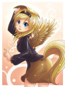 Rating: Safe Score: 0 Tags: 2013 3:4 alternate_species blonde_hair blue_eyes bottomwear clothed clothing e621 equid equine feathered_wings feathers female furgonomics golden_ticket hair hasbro hi_res horn human humanized looking_at_viewer mammal my_little_pony mythological_creature mythological_equine mythology ponilove shirt skirt solo tail ticket topwear winged_unicorn wings User: bunchy7s