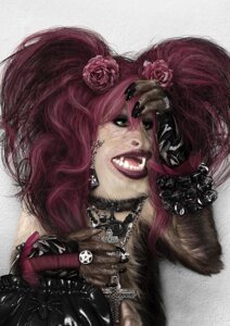 Rating: Safe Score: 0 Tags: accessory alternative_fashion e621 female fingernails flower flower_in_hair goth hair hair_accessory half-length_portrait jewelry long_fingernails nails nightmare_fuel occult_symbol pentacle pentagram photo_manipulation piercing pink_hair plant portrait solo symbol third-party_edit what why yulia_malanina User: bunchy7s