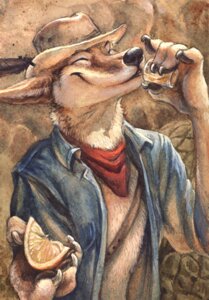 Rating: Safe Score: 0 Tags: alcohol anthro beverage blotch canid canine canis clothed clothing container coyote cup drinking drinking_glass e621 eyes_closed feathers food fruit glass glass_container glass_cup hat headgear headwear kerchief male mammal neckerchief neckwear open_clothing open_shirt open_topwear orange_(fruit) plant shirt shot_glass solo topwear User: bunchy7s