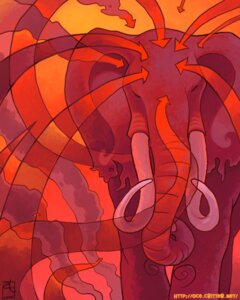 Rating: Safe Score: 0 Tags: 2001 4:5 abstract_art ambiguous_gender directional_arrow e621 elephant elephantid eyes_closed feral intrusive_thoughts low_res mammal memory notched_ear oce orange_theme proboscidean proboscis_(anatomy) quadruped signature smoke solo standing trunk_(anatomy) tusks unfinished User: bunchy7s