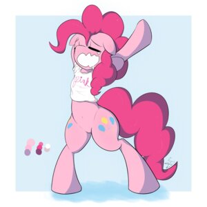 Rating: Safe Score: 0 Tags: 1:1 2013 absurd_res clothing e621 earth_pony equid equine female friendship_is_magic fur hair hasbro hi_res horse mammal my_little_pony open_mouth pink_body pink_fur pink_hair pinkie_pie_(mlp) pony shirohomura shirt signature solo tail topwear waking_up yawn User: bunchy7s