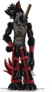 Rating: Safe Score: 0 Tags: anthro black_bottomwear black_clothing black_nose black_pants bondage_pants bottomwear canid canine canis clothing e621 front_view full-length_portrait hellgoddess hi_res leather male mammal melee_weapon multicolored_bottomwear multicolored_clothing pants portrait rave_pants red_bottomwear red_clothing red_pants simple_background snout solo standing sword sword_on_back tail two_tone_bottomwear two_tone_clothing two_tone_pants weapon weapon_on_back white_background wolf User: bunchy7s