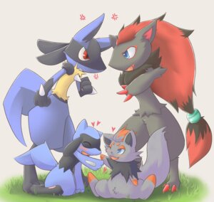Rating: Safe Score: 0 Tags: ambiguous_gender anthro black_body black_fur blue_body blue_eyes blue_fur canid canine digitigrade e621 fur generation_4_pokemon generation_5_pokemon group heart_symbol japanese level_difference lucario mammal nintendo one_eye_closed open_mouth pokemon pokemon_(species) red_eyes riolu sanaki standing tail wink yellow_body yellow_fur zoroark zorua User: bunchy7s Rating: Safe Score: 0 Tags: ambiguous_gender anthro black_body black_fur blue_body blue_eyes blue_fur canid canine digitigrade e621 fur generation_4_pokemon generation_5_pokemon group heart_symbol japanese level_difference lucario mammal nintendo one_eye_closed open_mouth pokemon pokemon_(species) red_eyes riolu sanaki standing tail wink yellow_body yellow_fur zoroark zorua User: bunchy7s