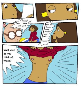 Rating: Explicit Score: 0 Tags: arthur_(series) arthur_read breasts breasts_exposed comic female francine_frensky rule34 shirt_stripped tagme User: bunchy7s