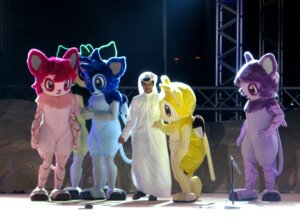 Rating: Safe Score: 0 Tags: absurd_res anthro asian_cup asian_cup_2011 clothing costume dipodid e621 freha fursuit grandfathered_content group hi_res human jerboa male mammal mascot qatar real rodent saboog tmbki traeneh unknown_artist what zkriti User: bunchy7s