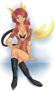 Rating: Safe Score: 0 Tags: 2011 anthro anthrofied biped blue_eyes boots breasts cleavage clothed clothing e621 eyewear female footwear generation_1_pokemon glasses hair hi_res long_hair mammal nintendo pinup pokemon pokemon_(species) pokemorph pose rachel_(toughset) raichu red_hair rodent shirt shoes simple_background sitting solo steel_tigerwolf tail topwear User: bunchy7s