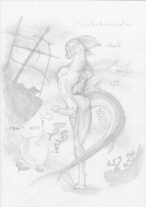 Rating: Explicit Score: 0 Tags: anthro aquatic balls biped claws e621 erection fin fish genitals greyscale hi_res male megfluff monochrome muscular muscular_anthro muscular_male non-mammal_balls nude penis presenting presenting_penis shark sketch solo standing tail underwater water User: bunchy7s