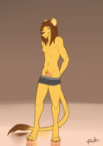 Rating: Explicit Score: 0 Tags: 2014 4_toes anthro athletic athletic_anthro athletic_male biped black_nose blue_eyes boxer_briefs brown_hair bulge claws clothing digitigrade e621 feet felid fur genitals grey_clothing grey_underwear hair half-erect hi_res humanoid_genitalia humanoid_penis lion long_hair looking_at_viewer lost-paw male mammal navel pantherine penis pink_penis pubes signature simple_background smile solo standing toe_claws toes underwear undressing vein veiny_penis yellow_body yellow_fur User: bunchy7s