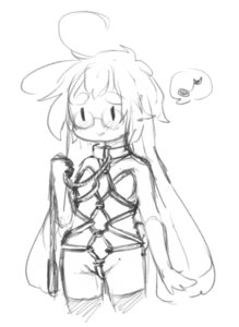 Rating: Questionable Score: 0 Tags: animal_humanoid canid canid_humanoid canine canine_humanoid chinad011 dog_humanoid e621 female hair humanoid long_ears mammal mammal_humanoid monochrome nude sketch solo User: bunchy7s