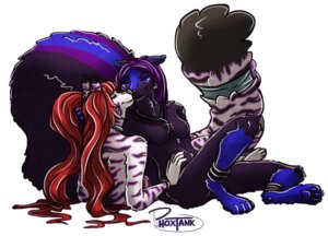 Rating: Questionable Score: 0 Tags: anthro blue_stripe chatin_naidoo collar cuddling cuff_(restraint) digitigrade duo e621 felid female hair mae_firewind mammal markings mephitid nude pantherine pigtails purple_hair red_hair restraints romantic romantic_couple shackles skunk striped_markings striped_skunk striped_tail stripes tail tail_markings tanks_(artist) tiger User: bunchy7s