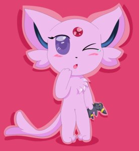 Rating: Safe Score: 0 Tags: angel_the_eevee123 anthro blush bodily_fluids crying e621 eeveelution espeon female forked_tail generation_2_pokemon nintendo one_eye_closed pink_background pink_body pink_theme plushie pokemon pokemon_(species) purple_eyes simple_background solo tail tears teeth tongue umbreon unusual_anatomy unusual_tail wink young young_anthro young_female User: bunchy7s