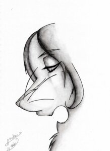 Rating: Safe Score: 0 Tags: anthro e621 female greyscale headshot_portrait hybrid inkblotch monochrome portrait sad sketch solo whiskers User: bunchy7s Rating: Safe Score: 0 Tags: anthro e621 female greyscale headshot_portrait hybrid inkblotch monochrome portrait sad sketch solo whiskers User: bunchy7s