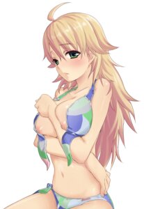 Rating: Explicit Score: 0 Tags: 1girls areola areolae bikini blonde_hair blush breast_hold breast_squeeze breasts female green_eyes highres hoshii_miki idolmaster large_breasts long_hair nipples rule34 solo swimsuit tokita_arumi User: bunchy7s