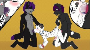 Rating: Explicit Score: 0 Tags: anal anal_knotting anal_penetration anthro arm_support arms_bent backsack balls bdsm bent_legs bodily_fluids bound bubby canid canine canis close-up collar cum cum_inside curved_tail dalmatian domestic_dog dominant dominant_male double_penetration drip_effect dripping_speech_bubble e621 erection exclamation_point feet fellatio foot_grab forced forced_oral forward_arm_support genital_fluids genitals group group_sex hand_on_another's_head hand_on_another's_tail hand_on_foot hand_on_head hand_on_tail hands_tied head_grab heart_reaction heart_symbol kneeling kneeling_sex knot knotting male male/male male_penetrated male_penetrating male_penetrating_male mammal nude oral oral_knotting oral_penetration penetration penile penis petplay pictographics roleplay rough_sex sex side_view slave speech_bubble spitroast stretched_anus submissive submissive_male swallowing tail tail_grab thin_tail tight_fit tobicakes two_doms_one_sub User: bunchy7s