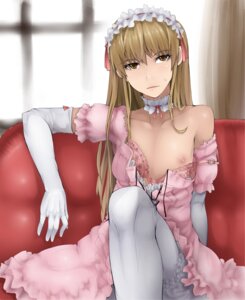 Rating: Questionable Score: 0 Tags: 1boy abubu areola blonde_hair bra brown_eyes collarbone copyright_request crossdressing crossdressing_male dress elbow_gloves emotionless eyebrows_visible_through_hair femboy gloves lingerie looking_at_viewer male male_only nipple off_shoulder pantyhose rule34 solo solo_male thighhighs underwear white_elbow_gloves white_legwear User: bunchy7s