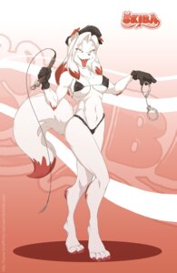 Rating: Questionable Score: 0 Tags: anthro bikini breasts canid canine clothed clothing cuff_(restraint) digital_media_(artwork) e621 fangs female fox fur gloves hair handcuffs handwear hat headgear headwear mammal metal_cuffs open_mouth restraints shackles skimpy solo swimwear tail teeth twinkle-sez two-piece_swimsuit whip white_body white_fur white_hair User: bunchy7s