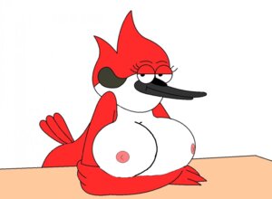 Rating: Questionable Score: 0 Tags: anthro avian beak big_breasts bird breasts cardinal_(bird) cartoon_network digital_media_(artwork) e621 feathers female heavymetalrules margaret_smith_(regular_show) nipples non-mammal_breasts non-mammal_nipples oscine passerine red_body red_feathers regular_show solo User: bunchy7s