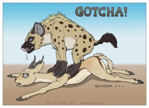 Rating: Safe Score: 0 Tags: 2010 antelope bodily_fluids border bovid drooling duo e621 ecmajor female feral gazelle horn hunted hunting hyena lying mammal on_front pinned pounce predator/prey saliva spotted_hyena tail white_border User: bunchy7s Rating: Safe Score: 0 Tags: 2010 antelope bodily_fluids border bovid drooling duo e621 ecmajor female feral gazelle horn hunted hunting hyena lying mammal on_front pinned pounce predator/prey saliva spotted_hyena tail white_border User: bunchy7s
