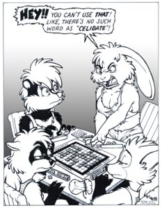 Rating: Questionable Score: 0 Tags: angry anthro board_game breasts canid canine chair cleavage clothed clothed_female clothing desiree_lee e621 ebony_(btt) english_text eyebrows eyelashes facial_markings female fox fur furniture greyscale group hair head_markings humor ivory_(btt) lagomorph leporid mammal markings mask_(marking) melody_(btt) mephitid monochrome procyonid rabbit raccoon scrabble shirt skunk table tank_top text topwear trixie_(btt) User: bunchy7s Rating: Questionable Score: 0 Tags: angry anthro board_game breasts canid canine chair cleavage clothed clothed_female clothing desiree_lee e621 ebony_(btt) english_text eyebrows eyelashes facial_markings female fox fur furniture greyscale group hair head_markings humor ivory_(btt) lagomorph leporid mammal markings mask_(marking) melody_(btt) mephitid monochrome procyonid rabbit raccoon scrabble shirt skunk table tank_top text topwear trixie_(btt) User: bunchy7s