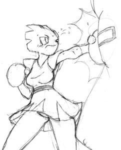 Rating: Safe Score: 0 Tags: 2014 black_and_white blush bodily_fluids boxing breasts clothing crossgender e621 female generation_1_pokemon hitmonchan humanoid monochrome nintendo one_eye_closed panties panty_shot pokemon pokemon_(species) pokemorph punch simple_background sketch solo sport sweat tryfag underwear white_background User: bunchy7s