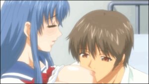 Rating: Explicit Score: 0 Tags: 1boy animated blue_hair breast_grab breast_sucking breasts female large_breasts long_hair lowres male nipples rule34 seeraa-fuku_shinryou_tsumashina User: bunchy7s